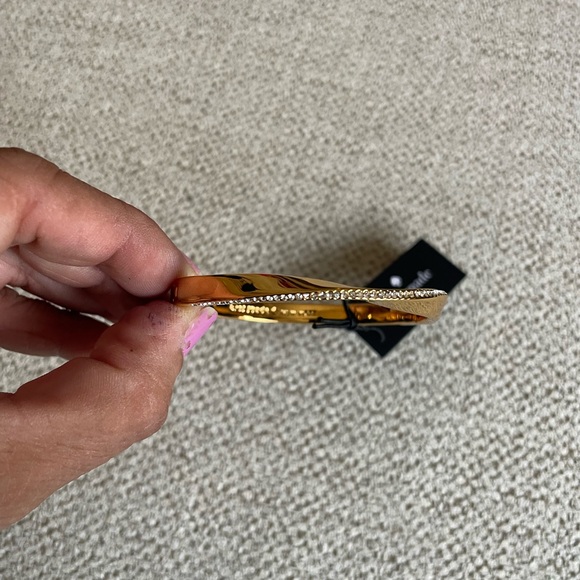 SOLD 🏷️ New Kate Spade Gold and Rhinestone Bracelet Coquette wedding guest - Picture 4 of 4